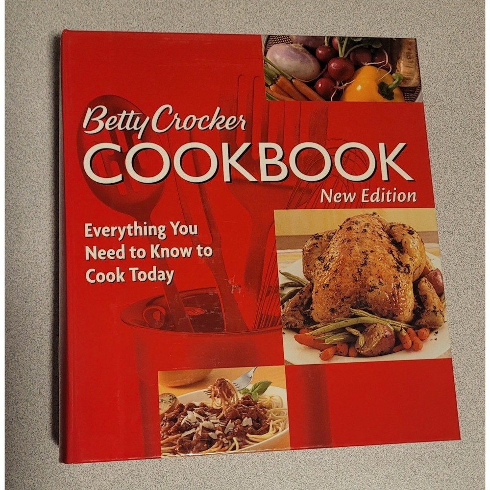 Betty Crocker Cookbook New Edition, Like New, Hardcover, Spiral Bound, 10th Ed.